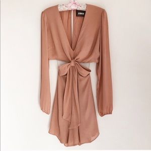 Reformation Peach Romper